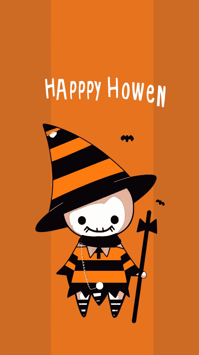 Halloween Figure original repeating artwork