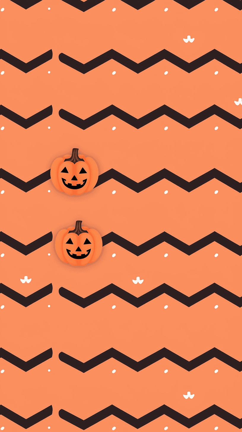 Halloween Dusk original repeating artwork