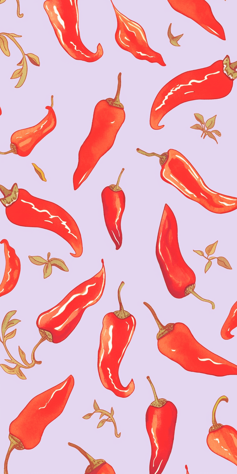 Chili Tribe original repeating artwork