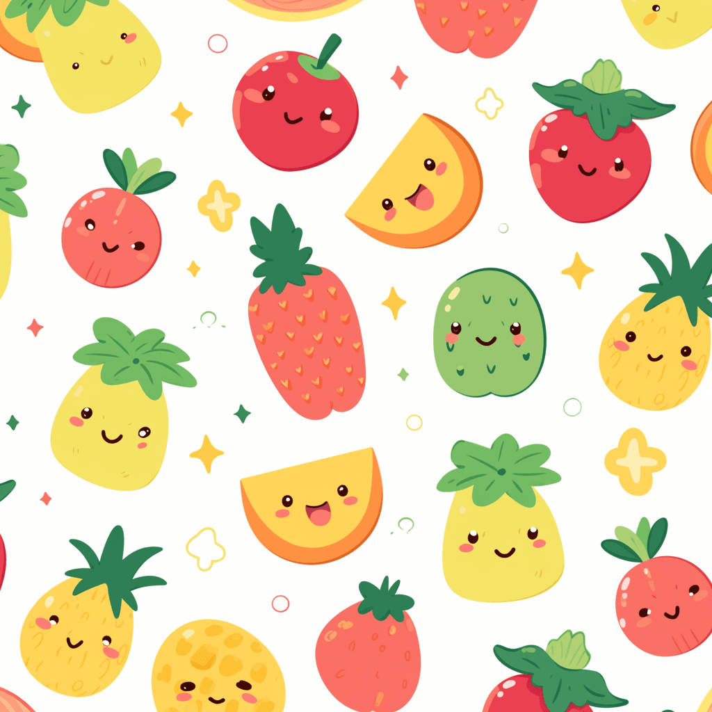 Fruit 101 original repeating artwork