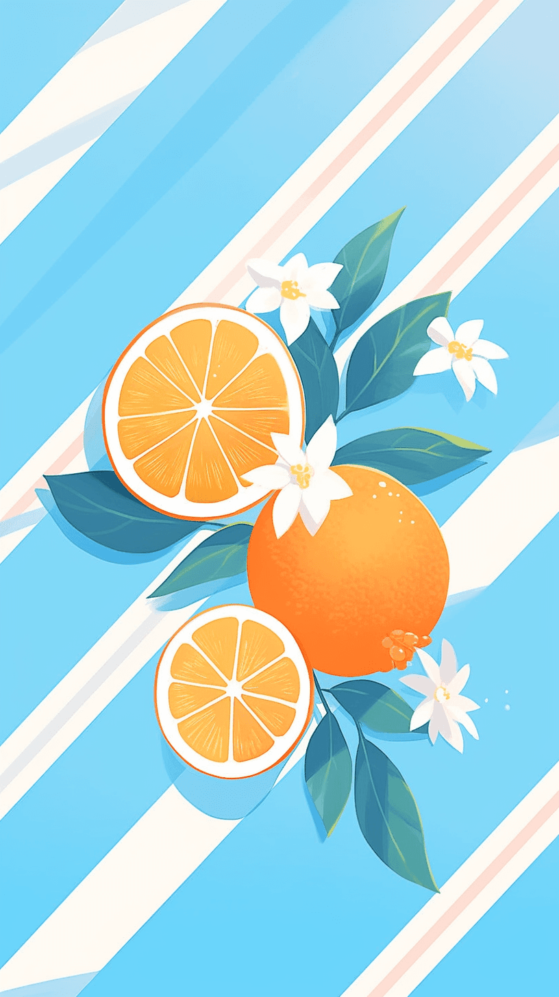 Orange 003 original repeating artwork