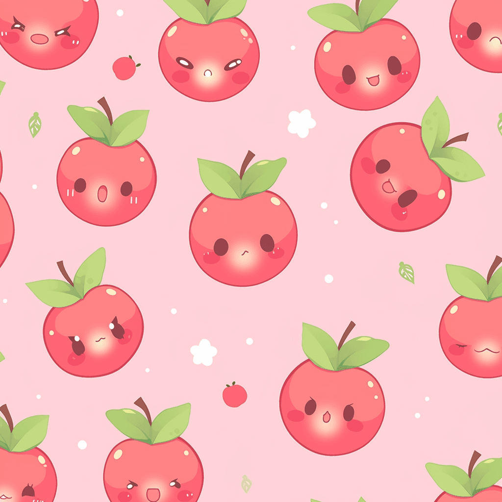 Apple Winter original repeating artwork