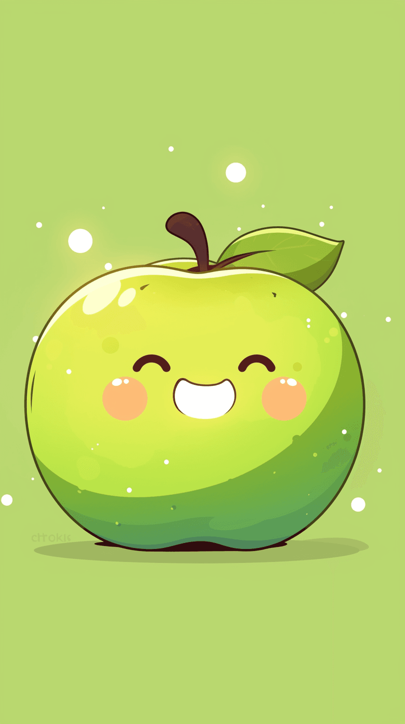 Apple Kick original repeating artwork