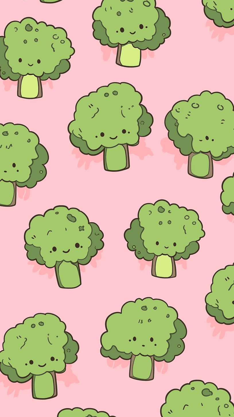 Broccoli Collective original repeating artwork