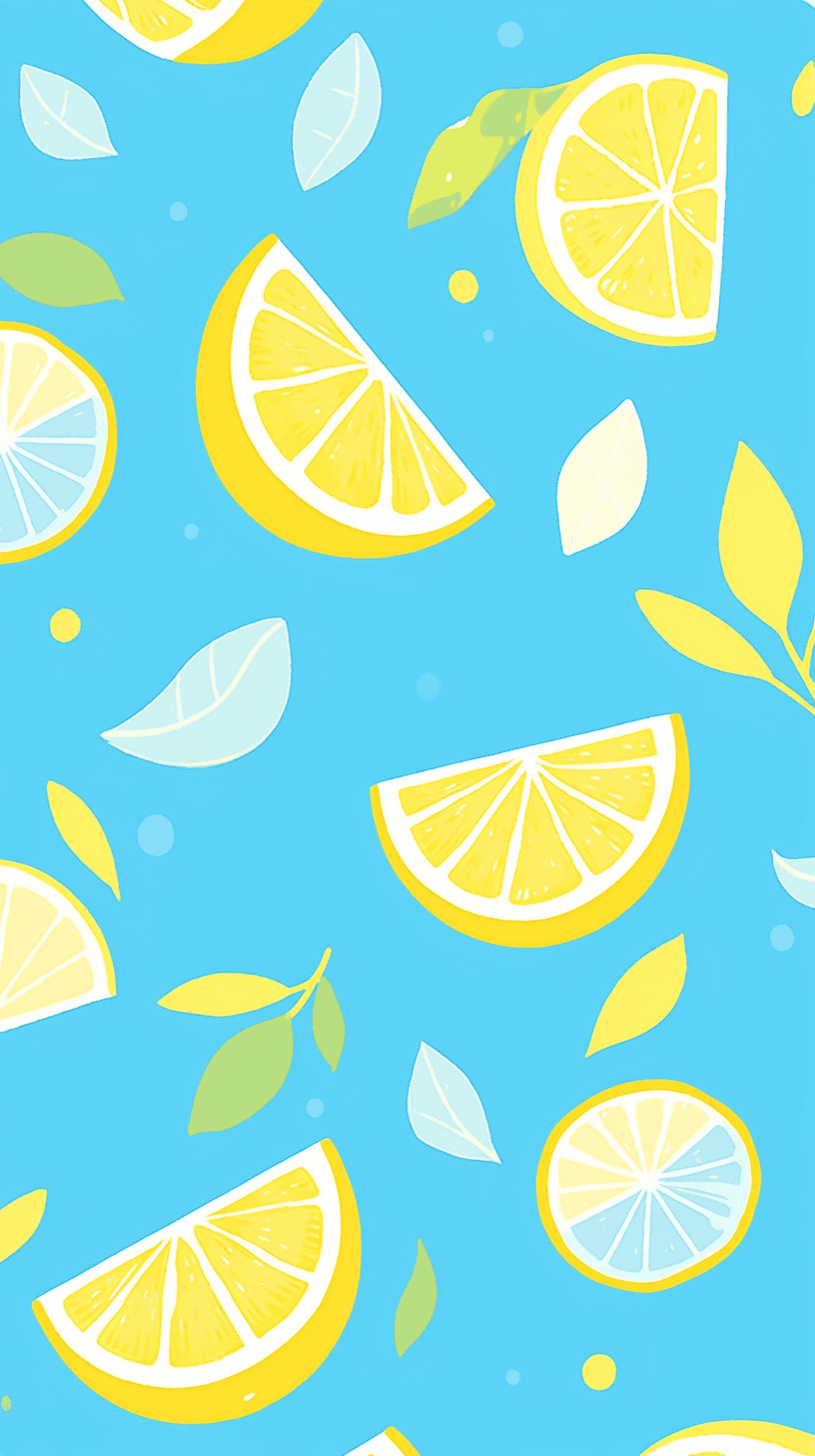 Lemon Spark original repeating artwork