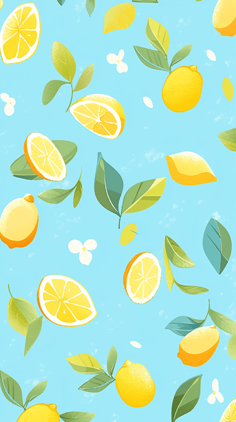 Lemon Label original repeating artwork