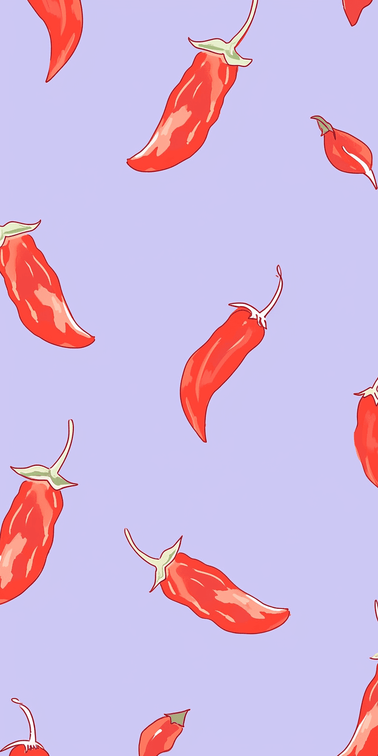 Chili Pop original repeating artwork