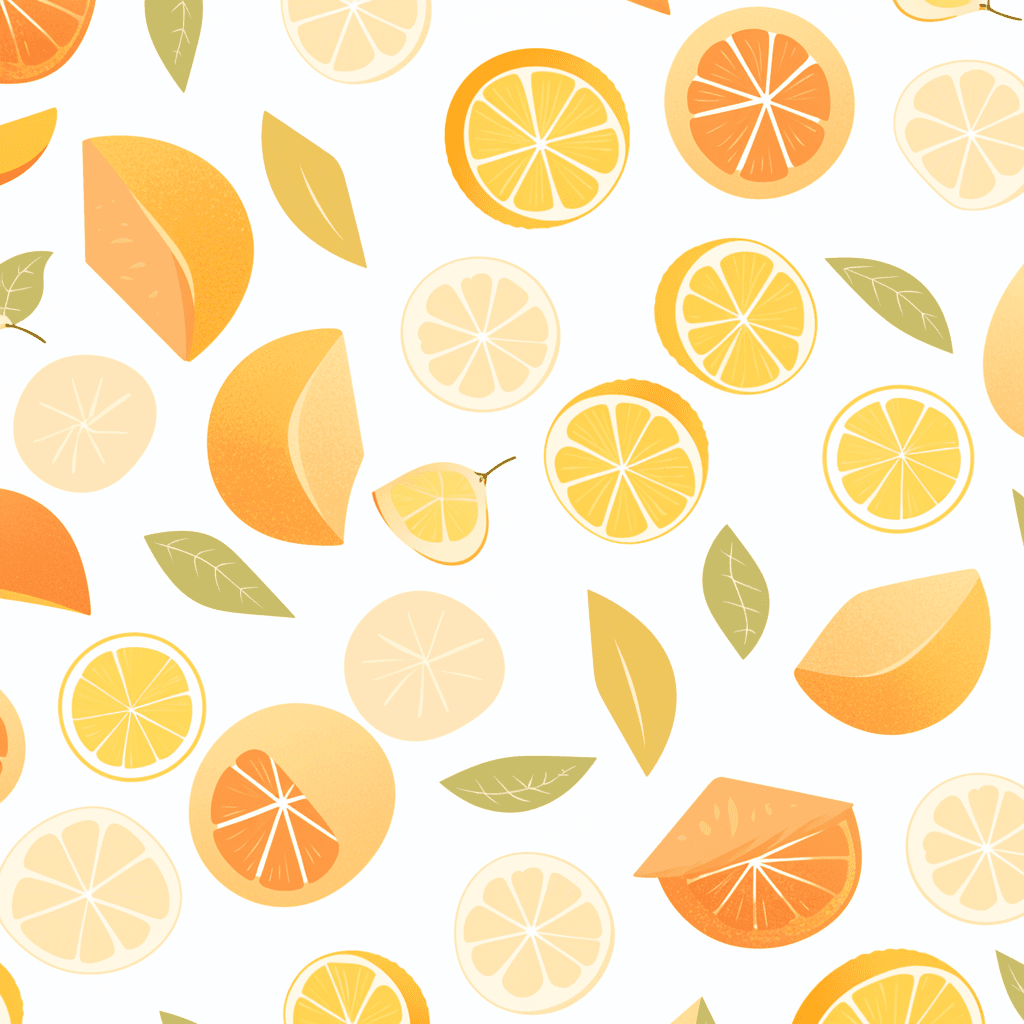 Lemon Wander original repeating artwork