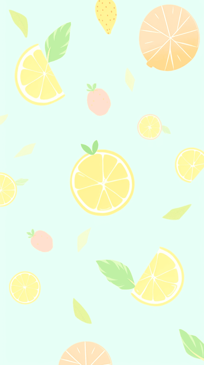 Lemon Dash original repeating artwork
