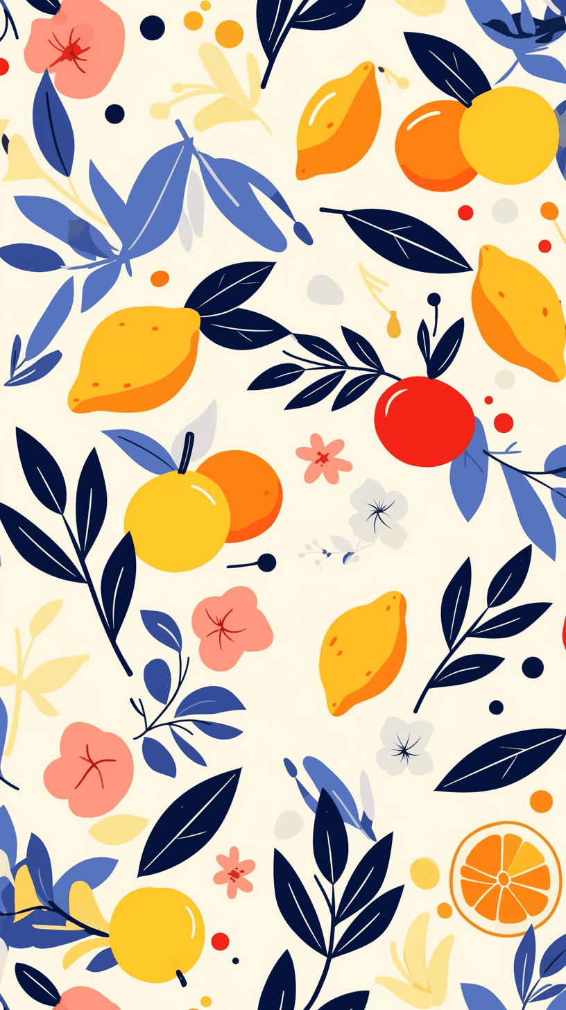 Lemon Avenue original repeating artwork