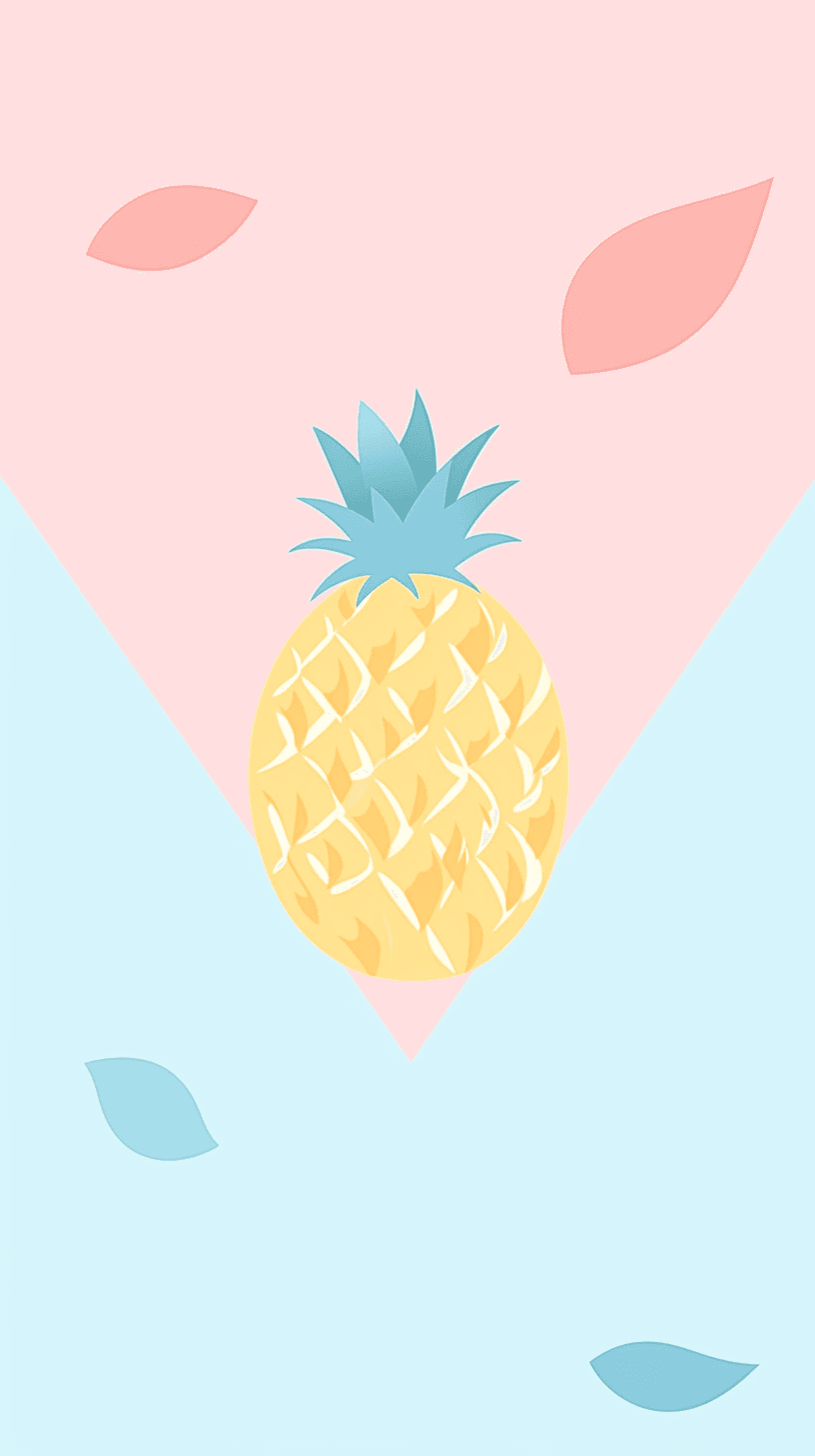 Pineapple Dusk original repeating artwork