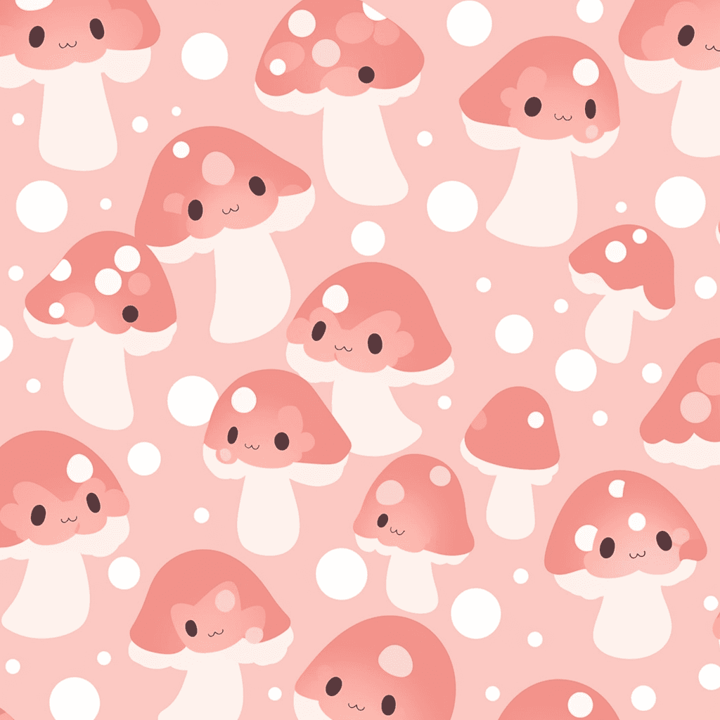 Mushroom Blast original repeating artwork