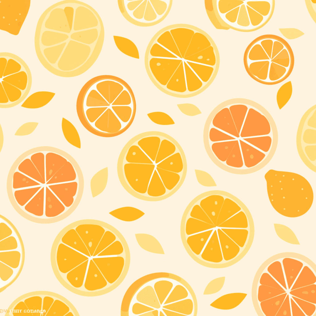 Lemon Golden original repeating artwork