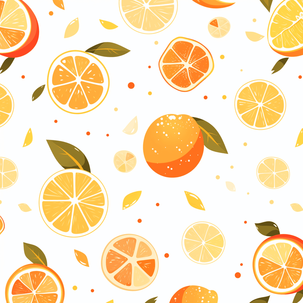Lemon Moonlit original repeating artwork