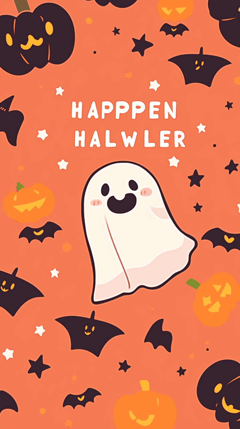 Halloween Ghost 892 original repeating artwork