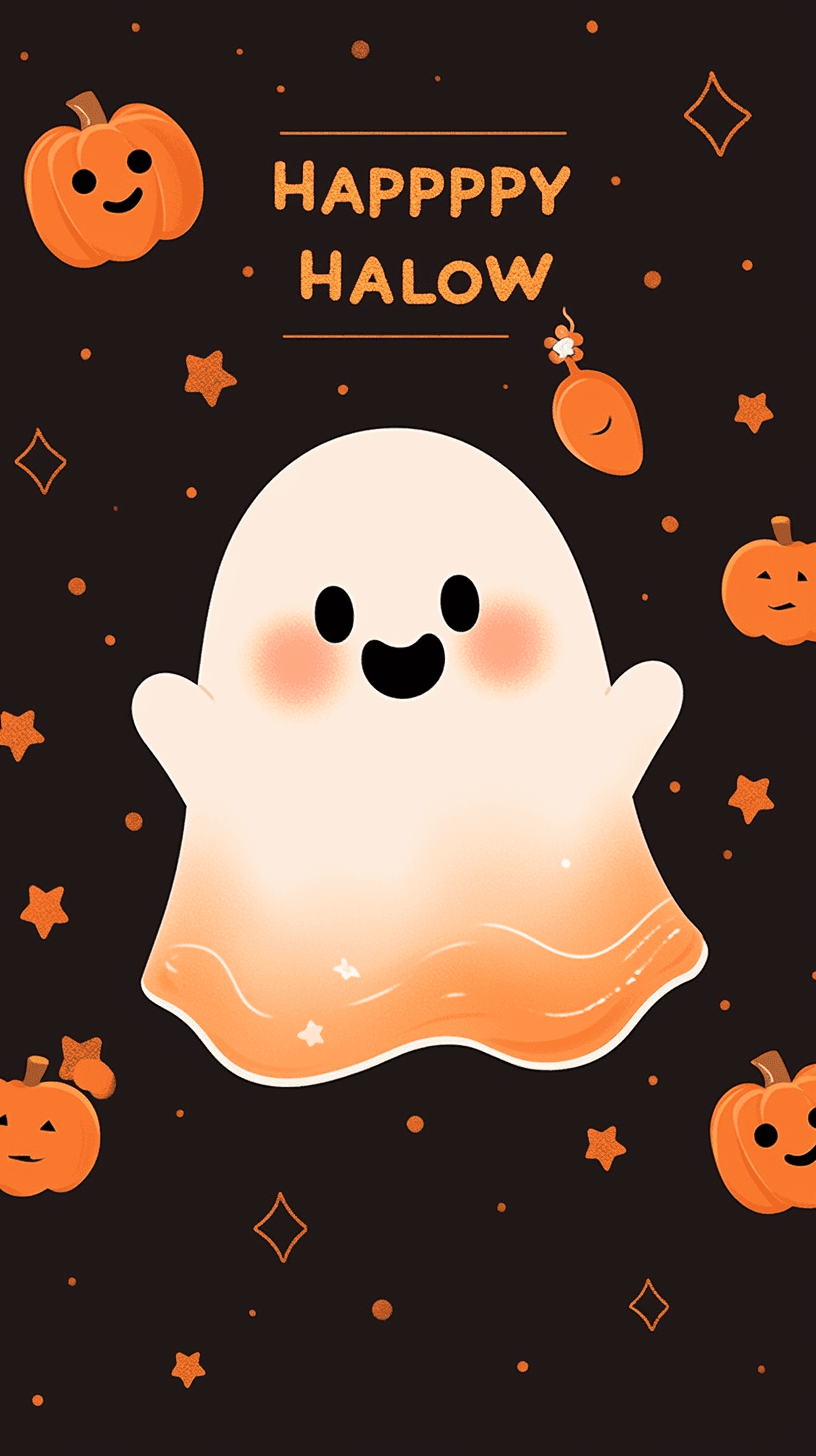 Halloween Ghost 903 original repeating artwork