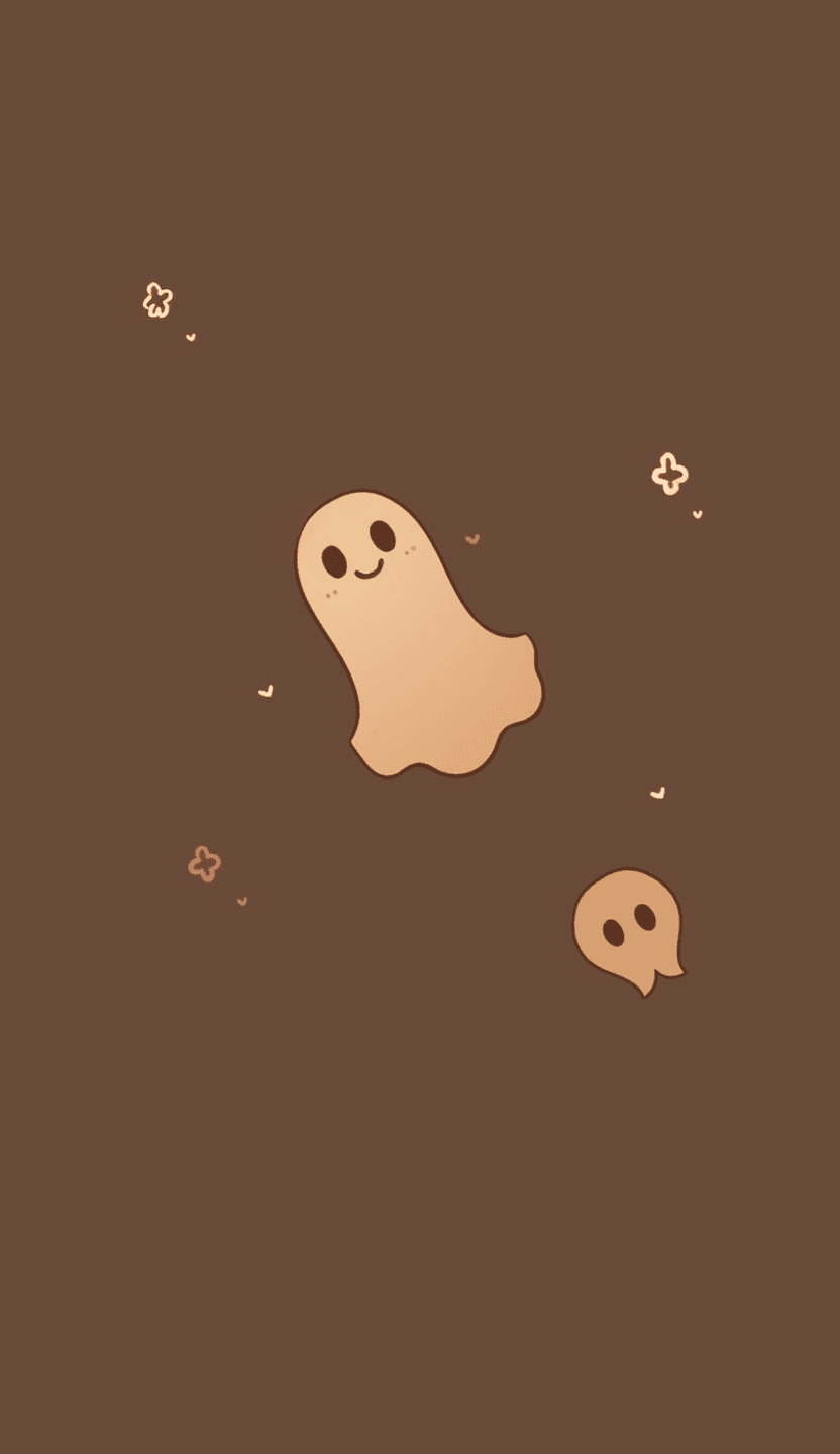 Halloween Ghost 043 original repeating artwork