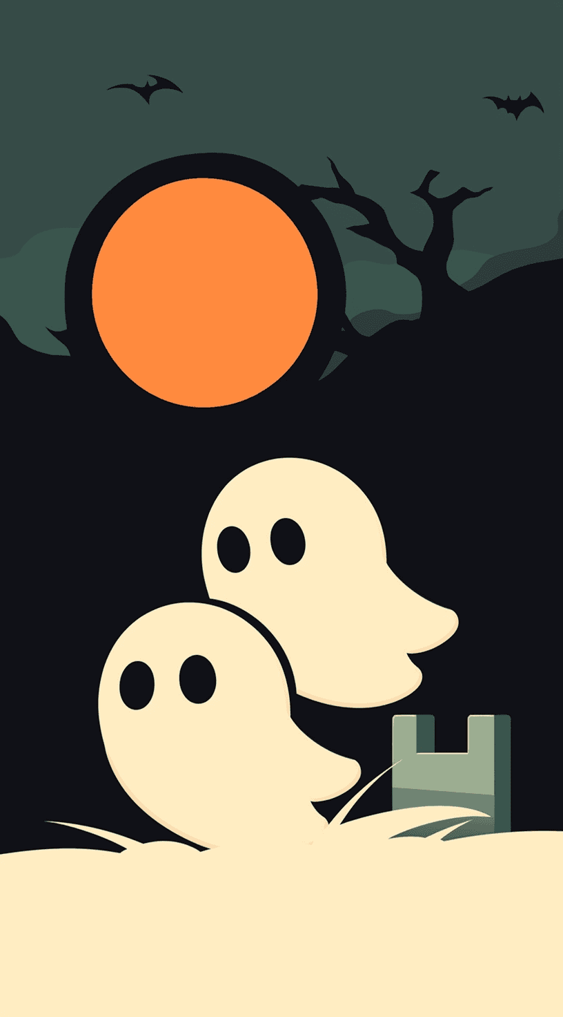 Halloween Ghost 317 original repeating artwork