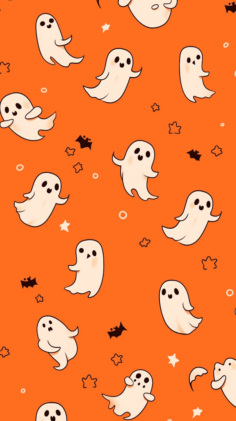 Halloween Ghost 804 original repeating artwork