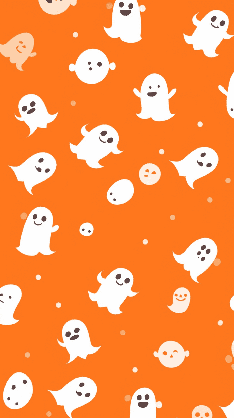 Halloween Ghost 071 original repeating artwork