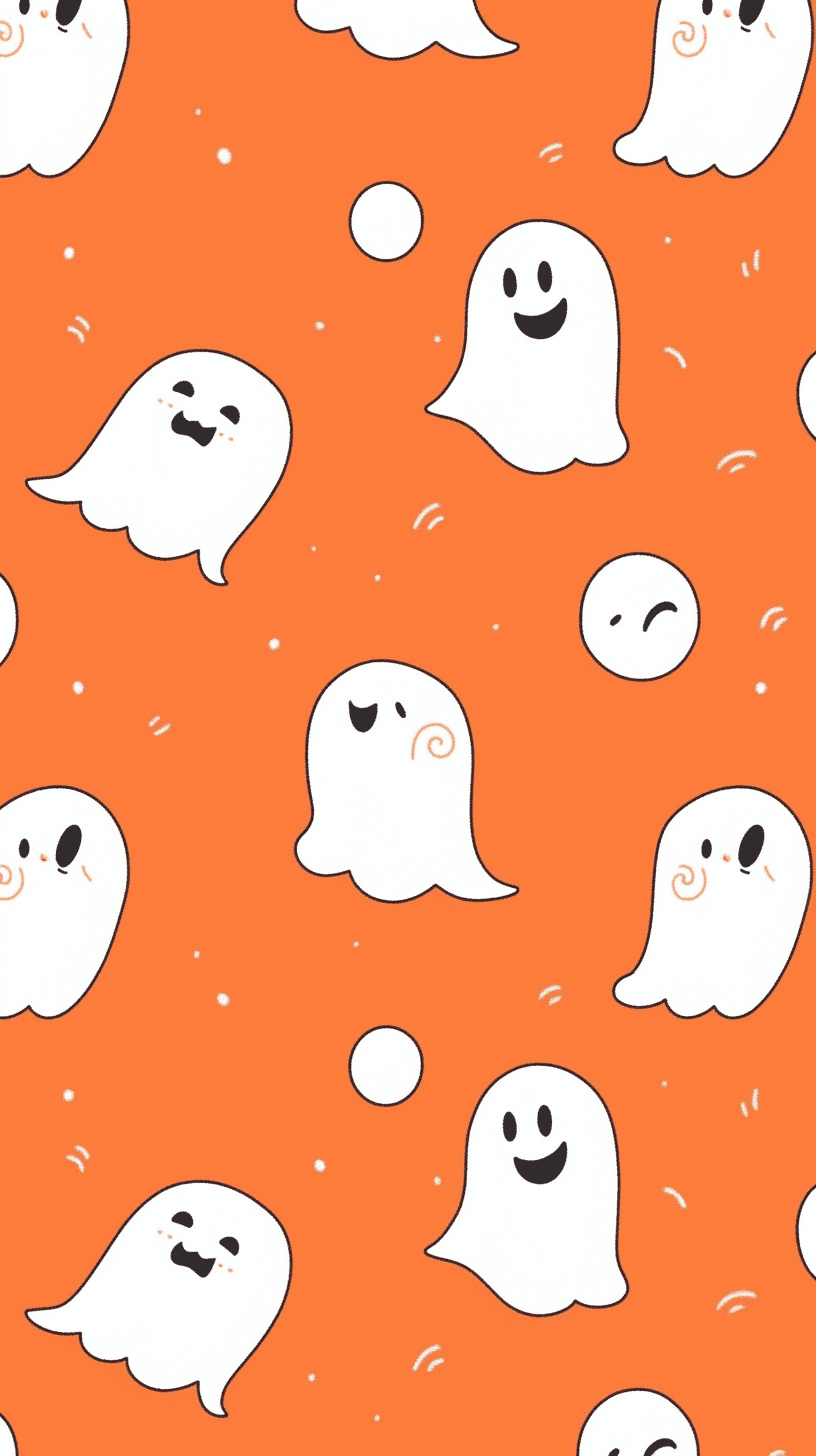 Halloween Ghost 401 original repeating artwork