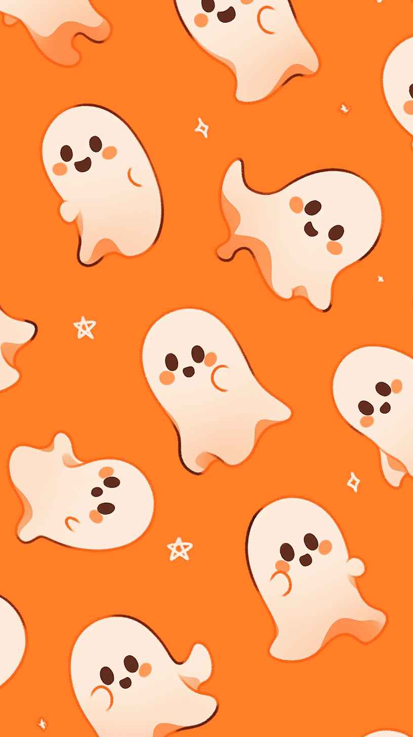 Halloween Ghost 638 original repeating artwork