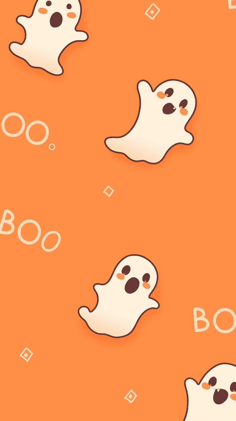 Halloween Ghost 351 original repeating artwork