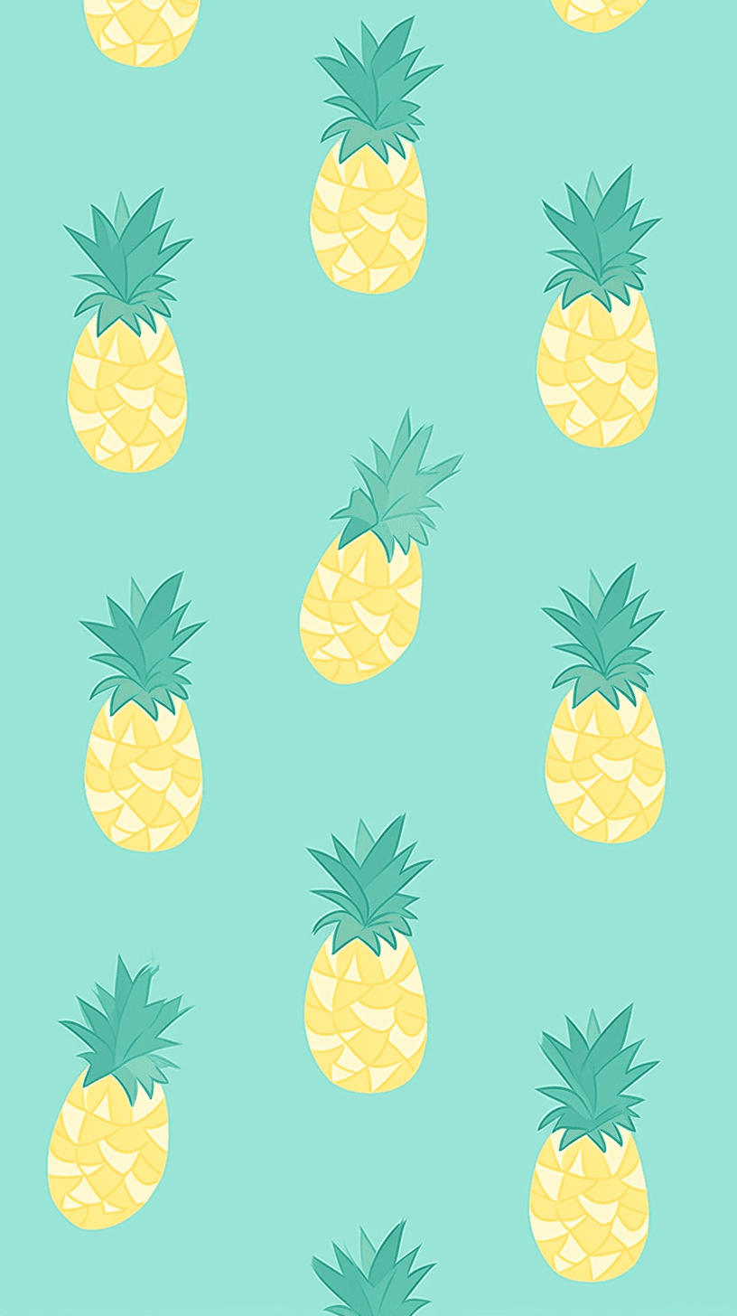Pineapple Hue original repeating artwork