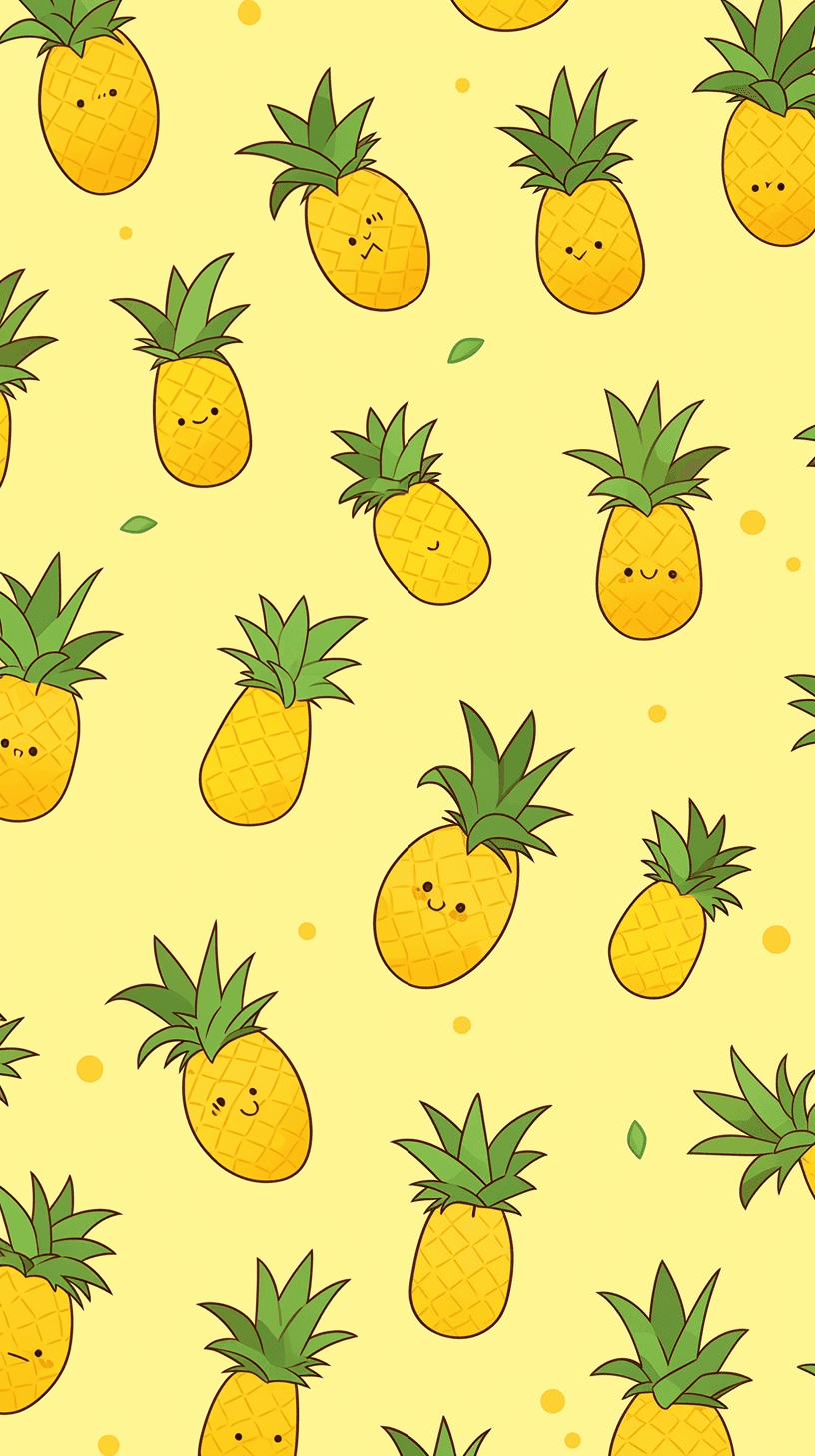 Pineapple Starlight original repeating artwork