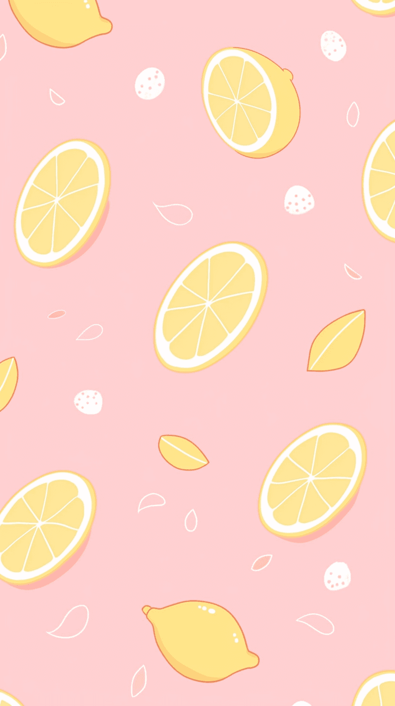 Lemon Slide original repeating artwork