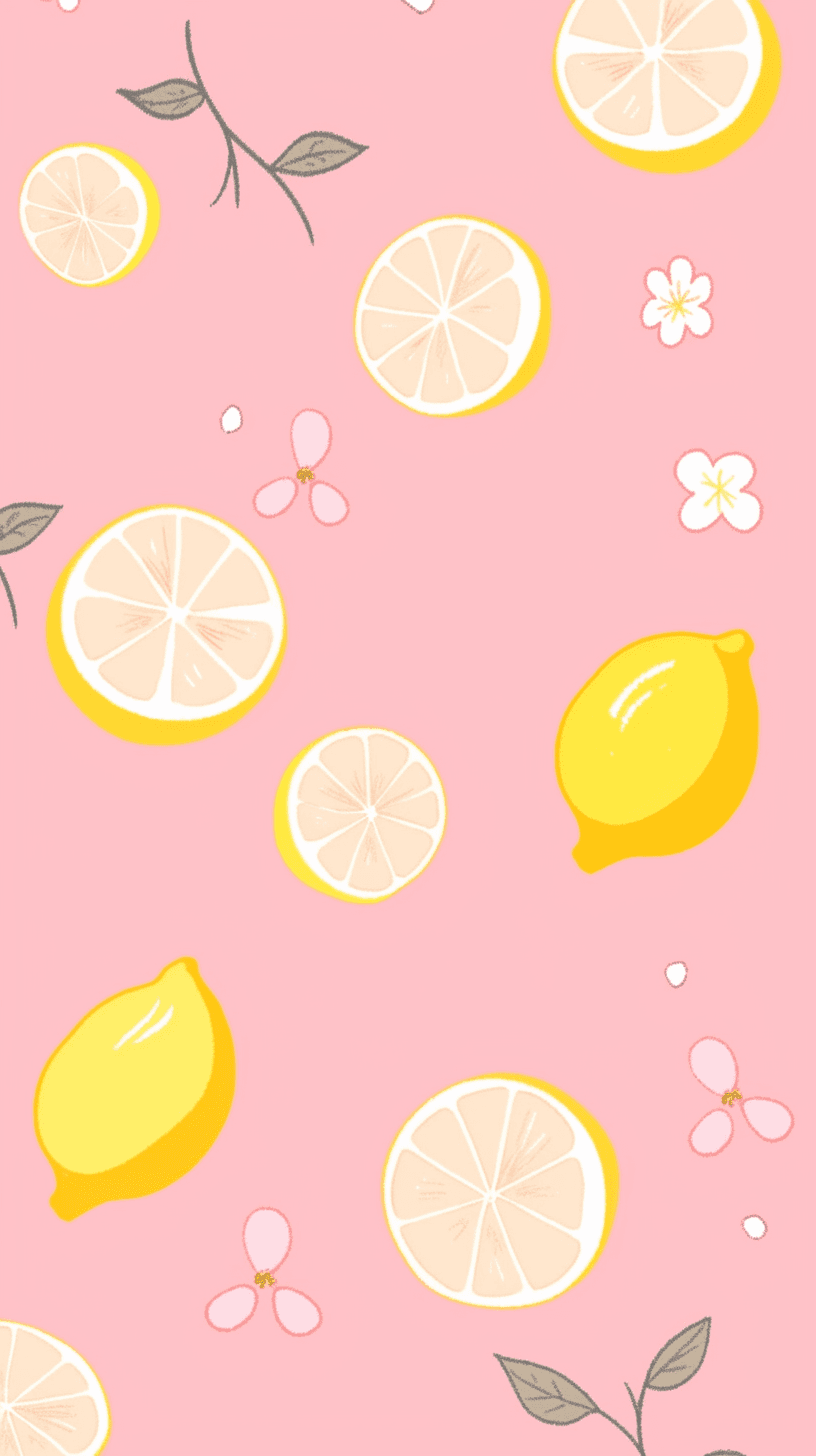 Lemon Noon original repeating artwork