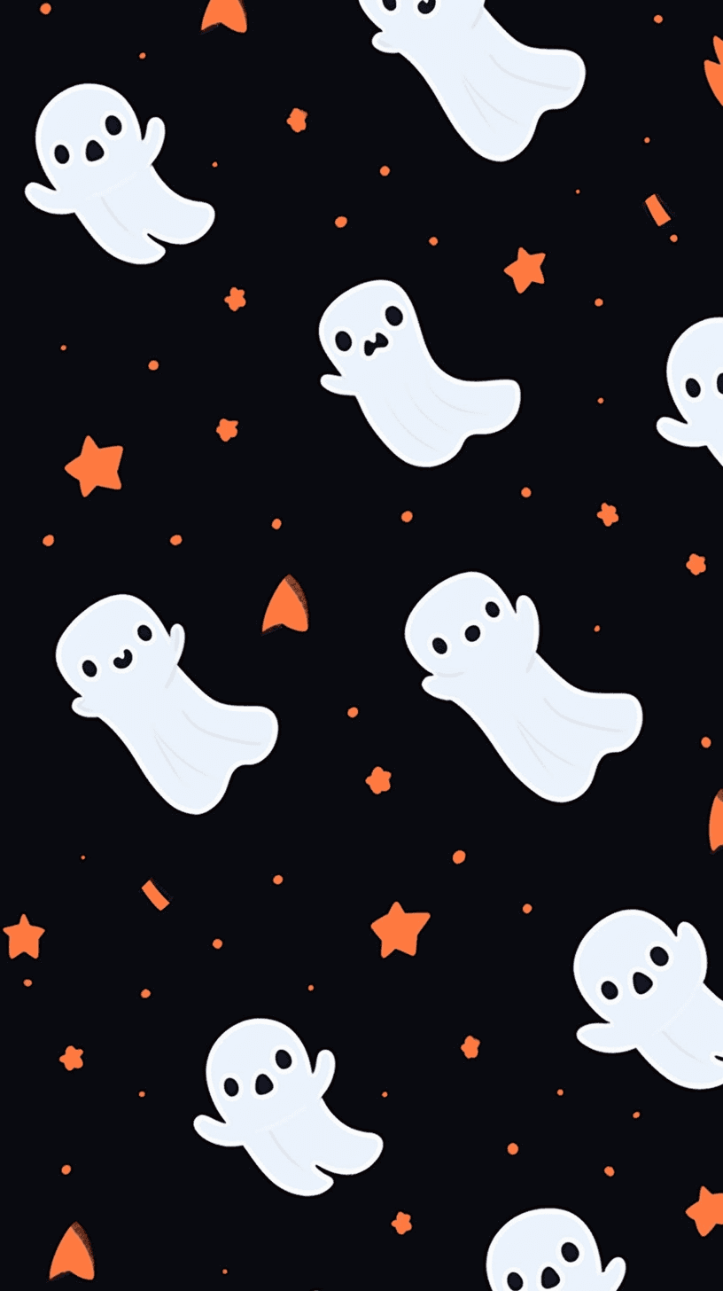 Halloween Ghost 1360 original repeating artwork