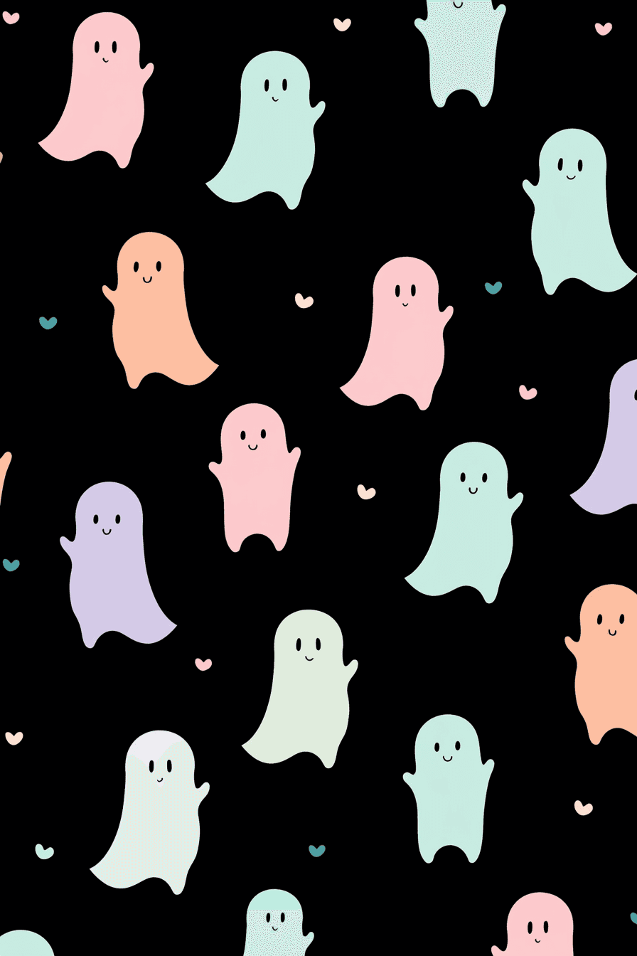 Halloween Ghost 541 original repeating artwork
