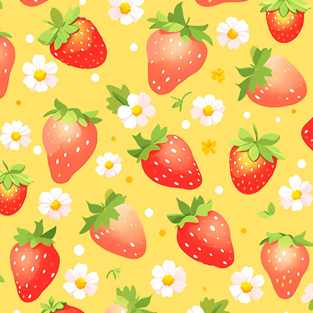 Strawberry 005 original repeating artwork