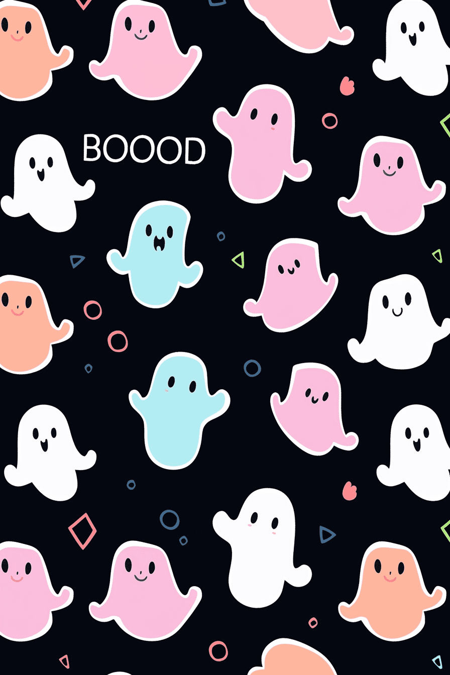 Halloween Ghost 324 original repeating artwork