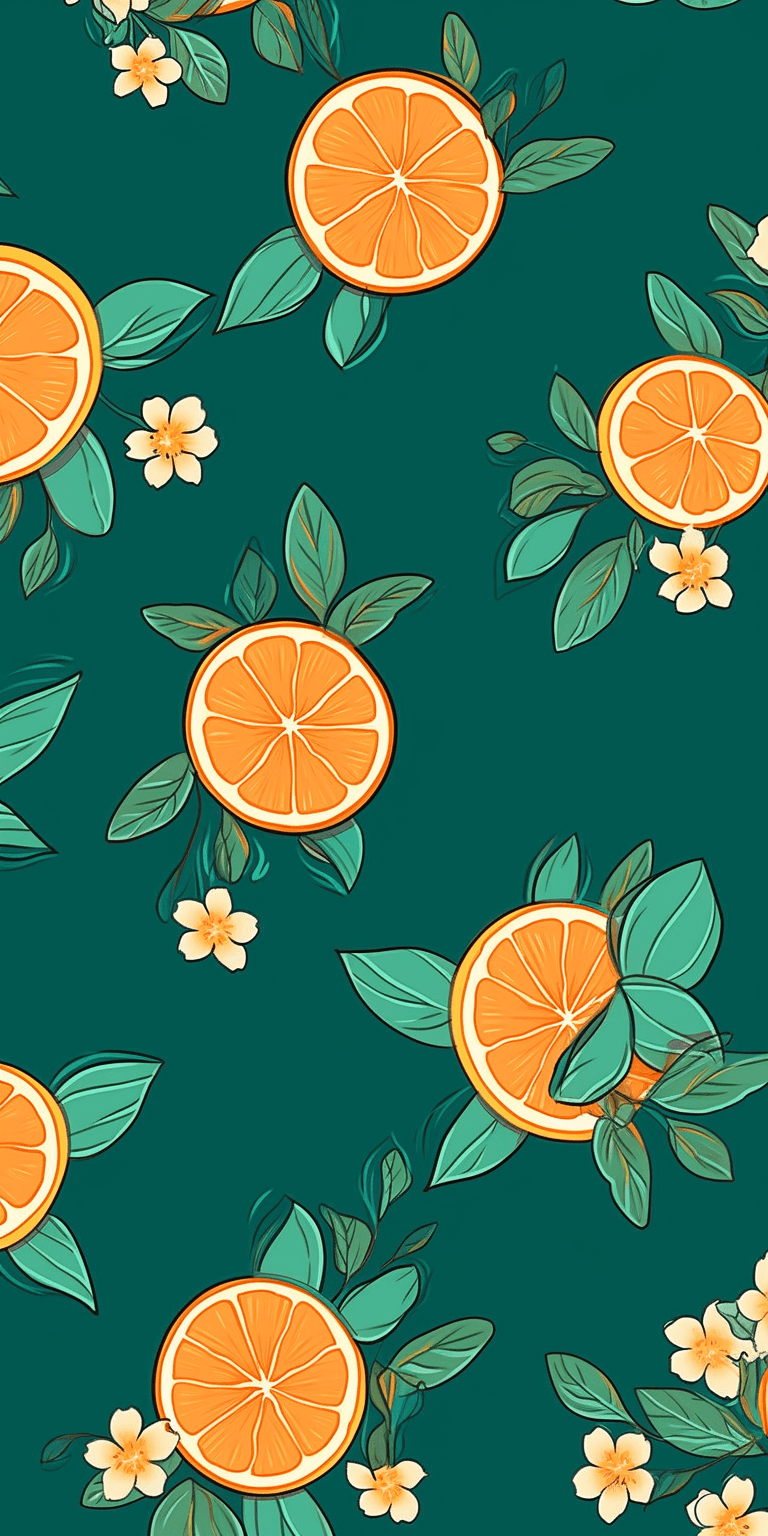 Lemon Roam original repeating artwork