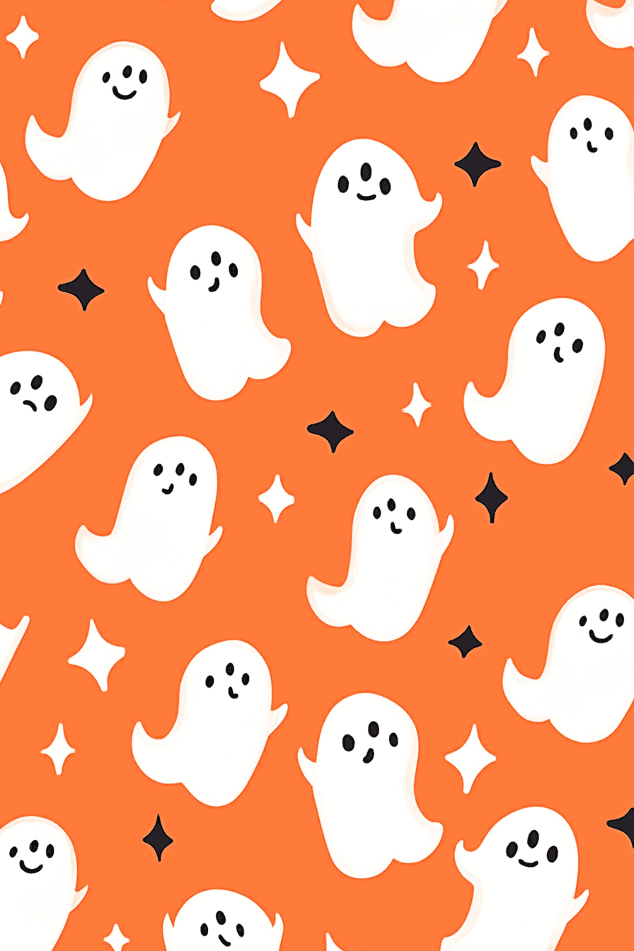 Halloween Ghost 322 original repeating artwork