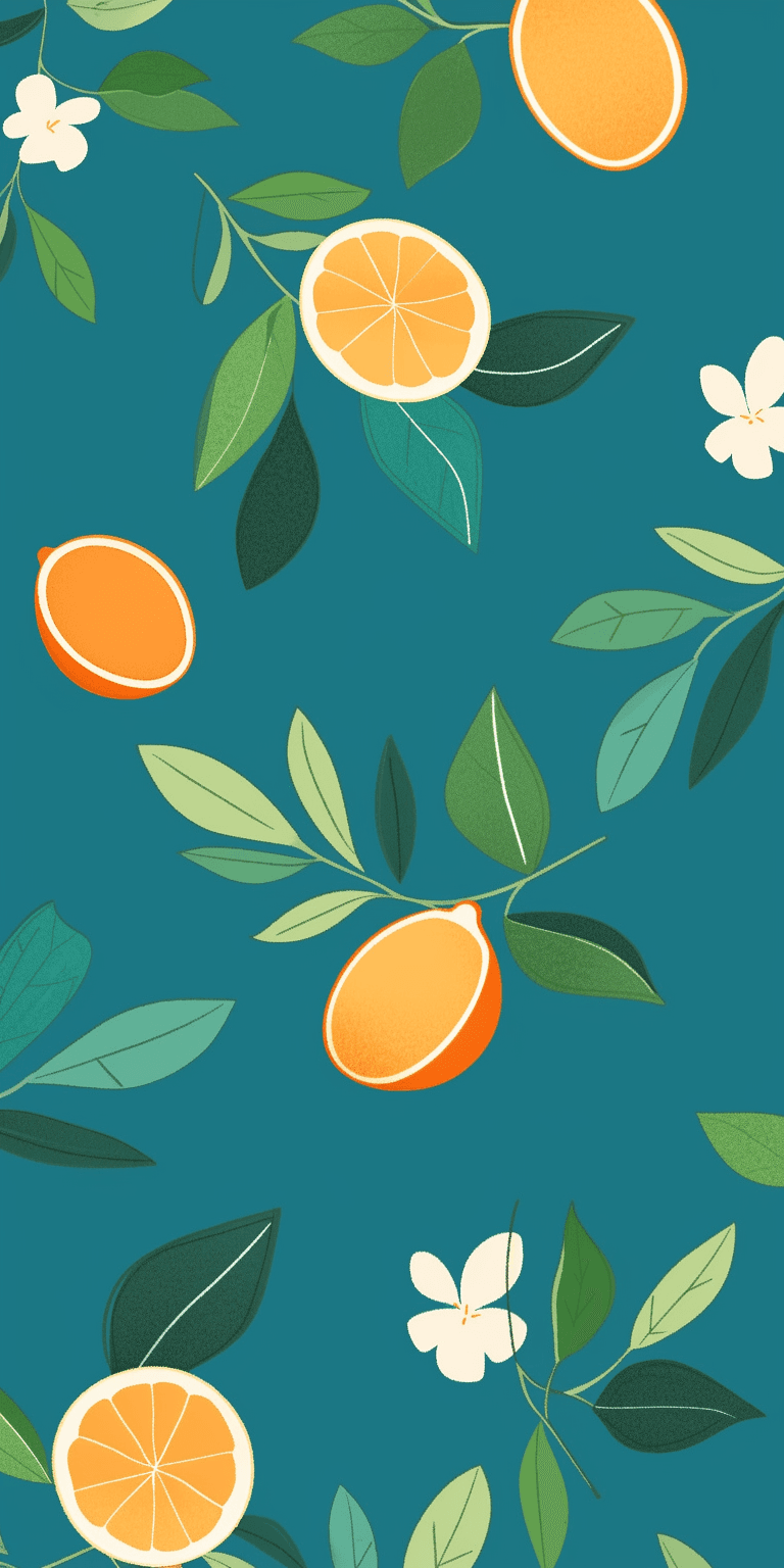 Lemon Tint original repeating artwork