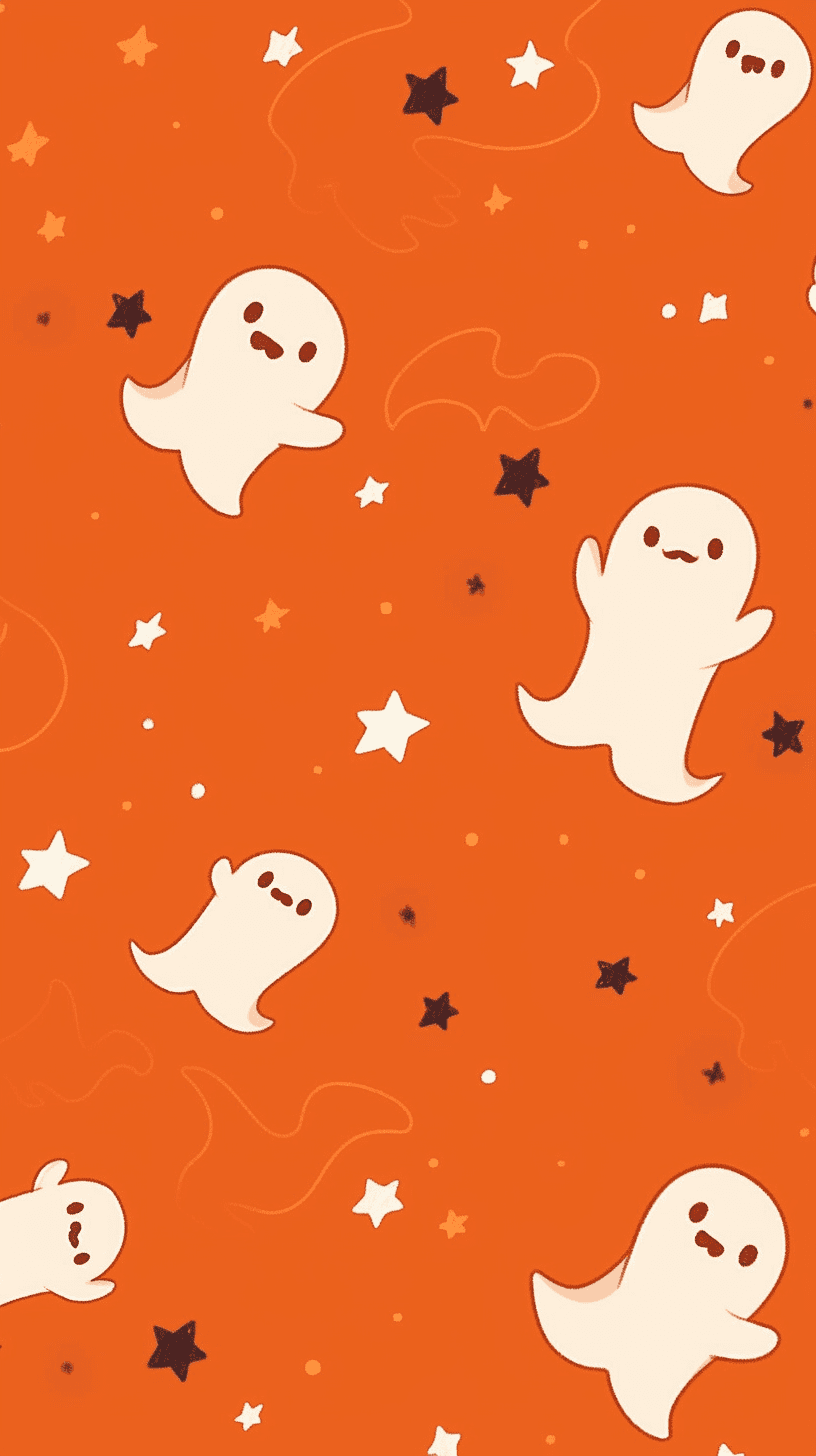 Halloween Ghost 428 original repeating artwork