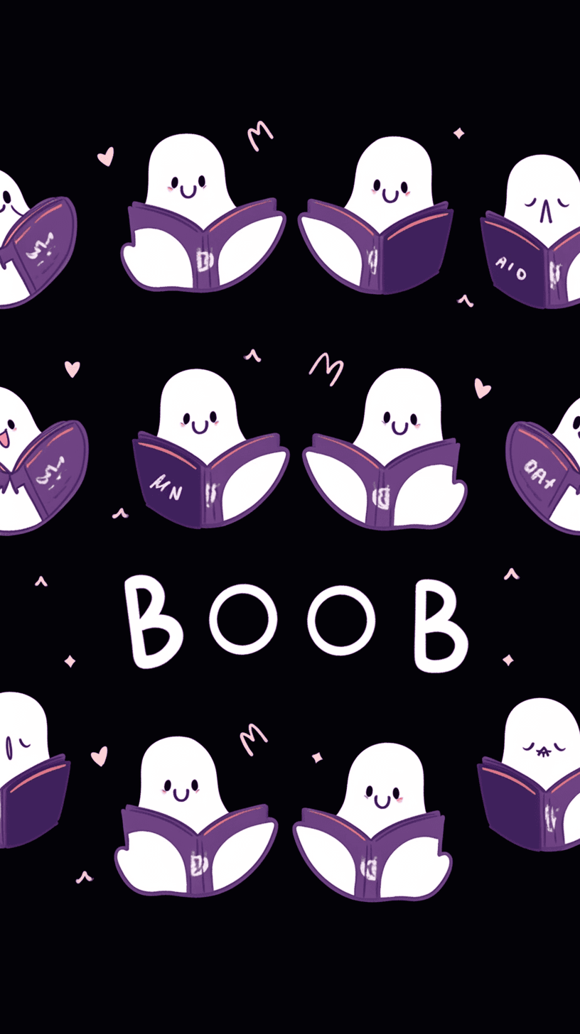 Halloween Ghost 356 original repeating artwork