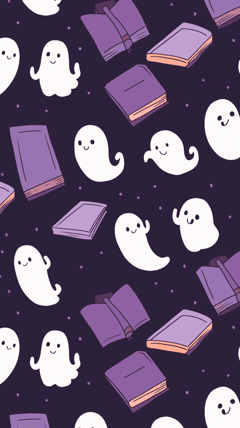 Halloween Ghost 542 original repeating artwork