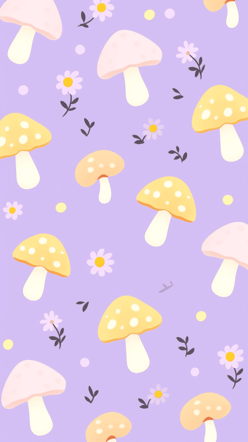 Mushroom Dash original repeating artwork