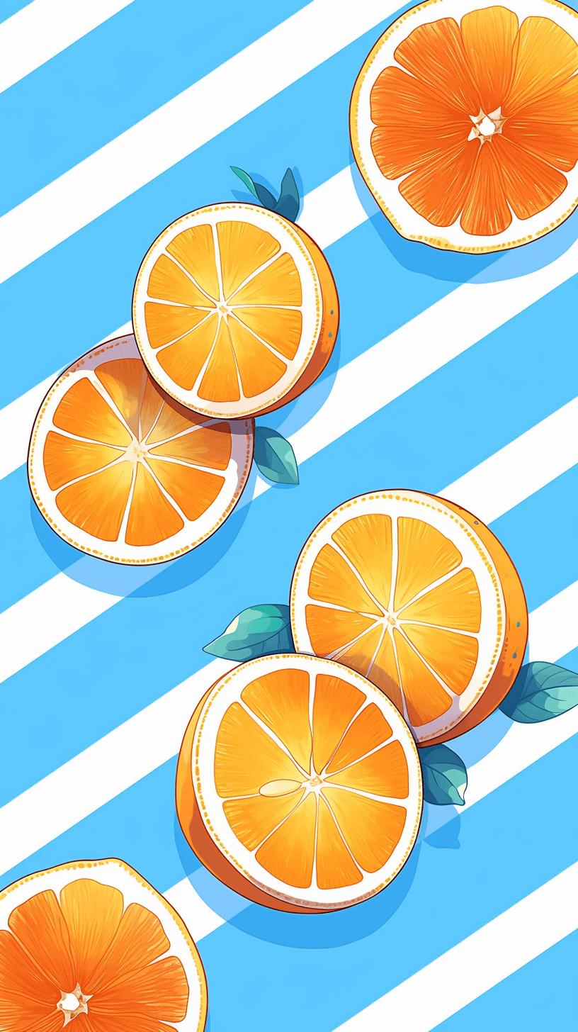 Lemon Twilight original repeating artwork