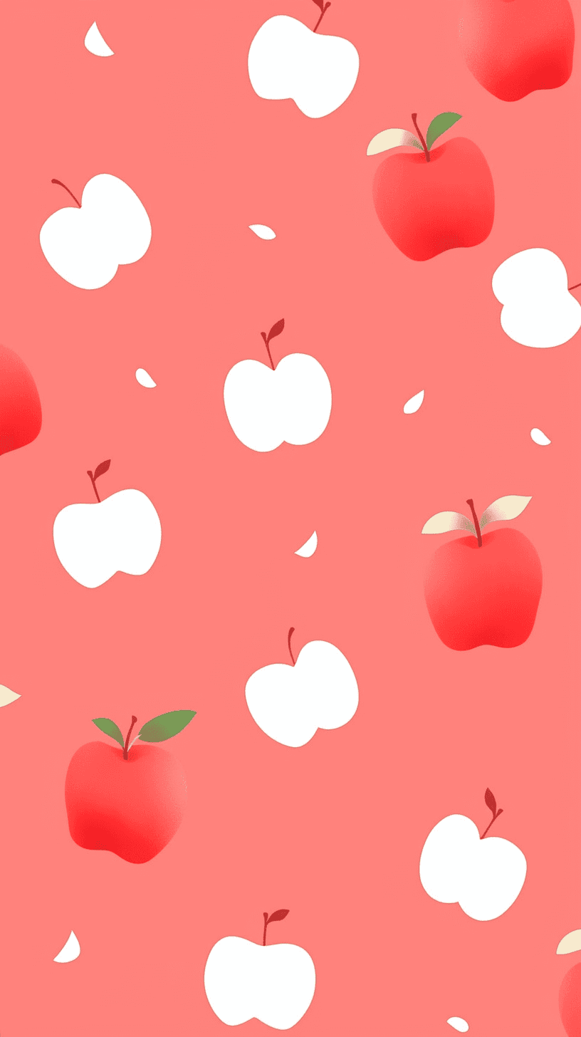 Apple Rise original repeating artwork