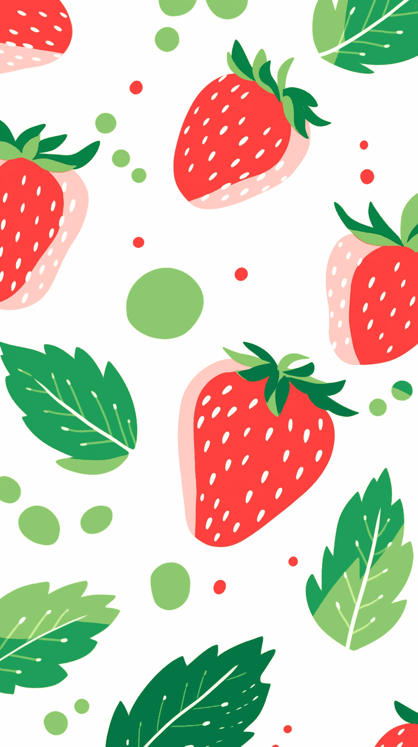 Strawberry Onyx original repeating artwork