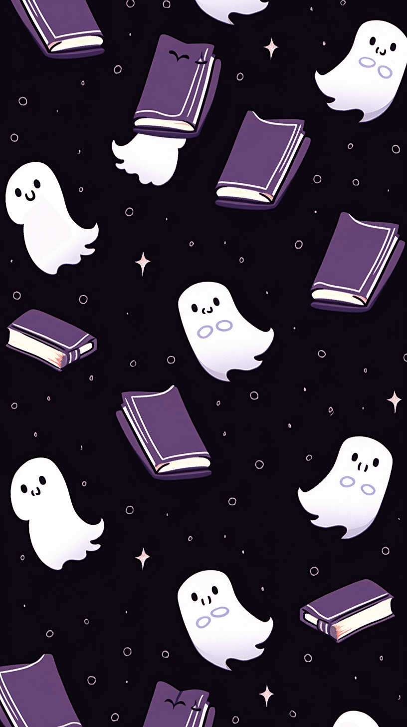 Halloween Ghost 077 original repeating artwork