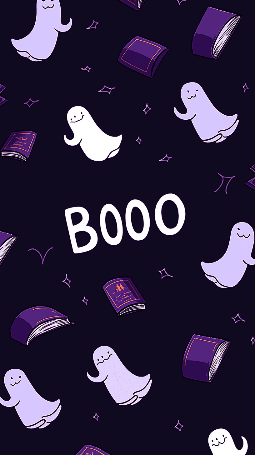 Halloween Ghost 403 original repeating artwork