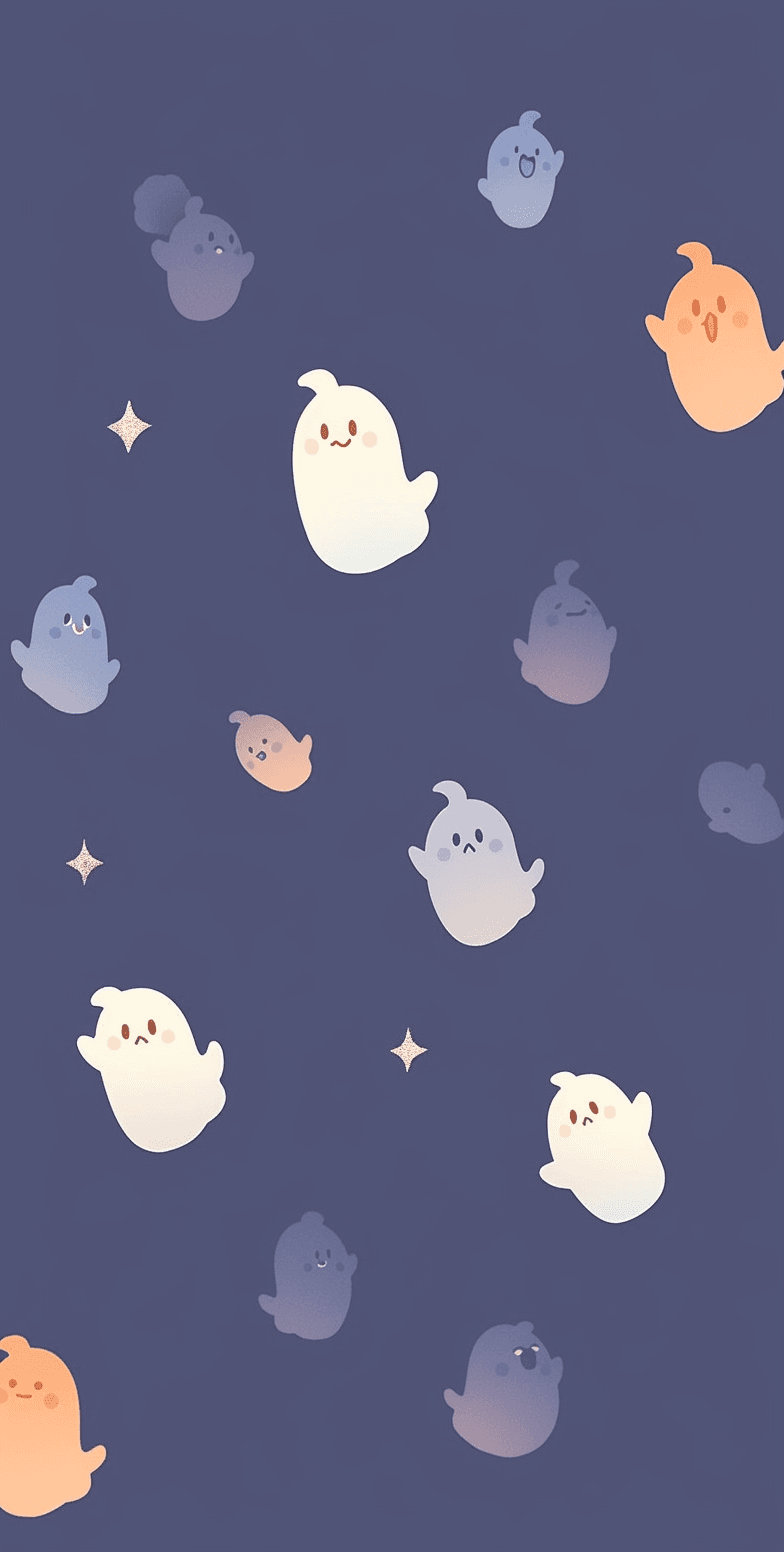 Halloween Ghost 259 original repeating artwork