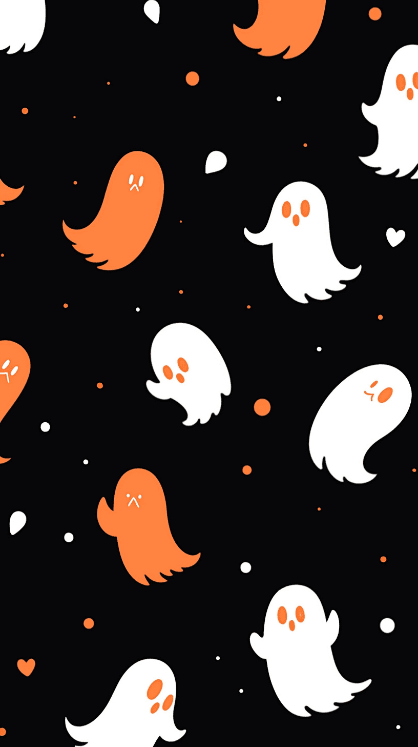 Halloween Ghost 604 original repeating artwork