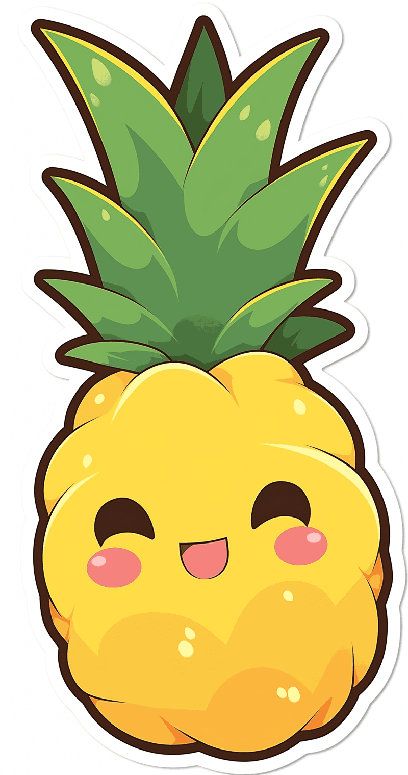 Pineapple 002 original repeating artwork